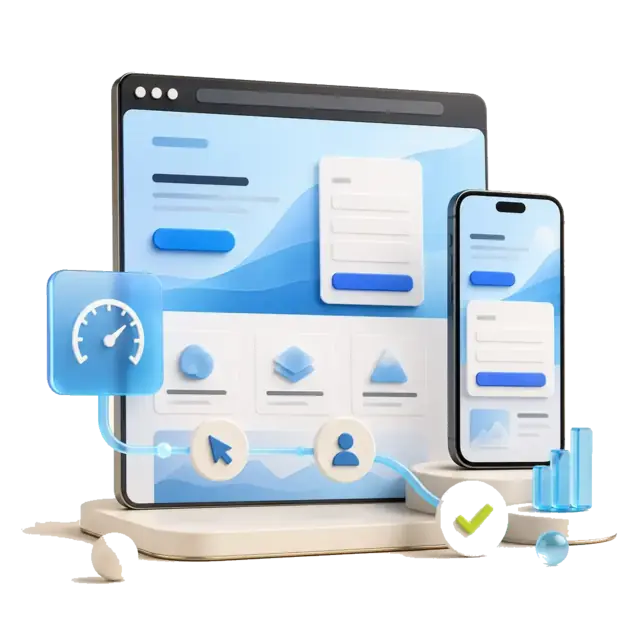 Masaüstü ve mobilde hızlı, form ve CTA odaklı landing page deneyimi