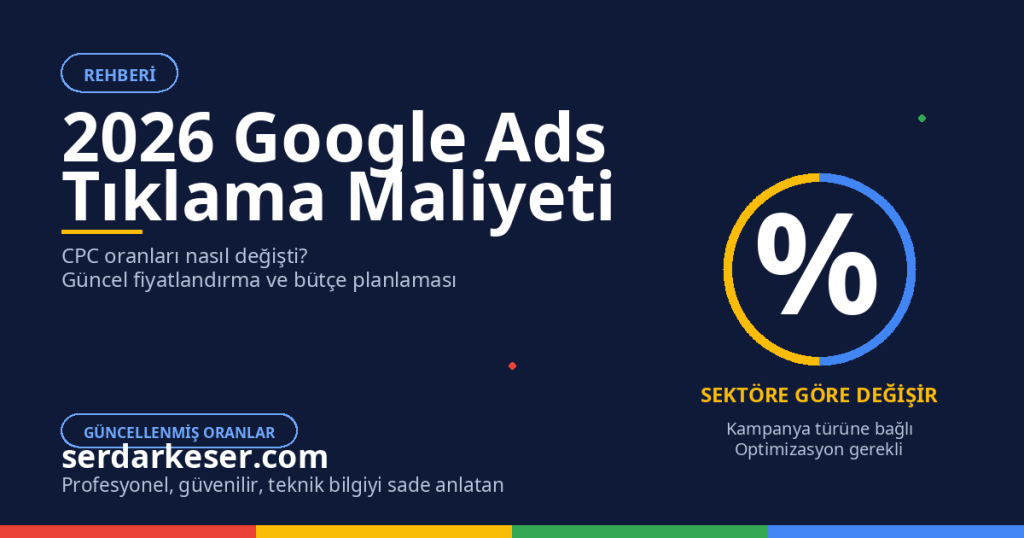 2026 Google Ads Tıklama Maliyeti: Güncel Fiyatlandırma Rehberi 1 2026 Google Ads Tıklama Maliyeti: Güncel Fiyatlandırma Rehberi