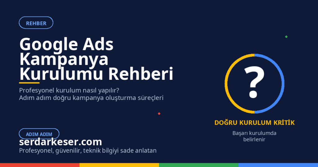 Google Ads Kampanya Kurulumu: Profesyonel Adım Adım Kurulum Rehberi 1 Google Ads Kampanya Kurulumu: Profesyonel Adım Adım Kurulum Rehberi