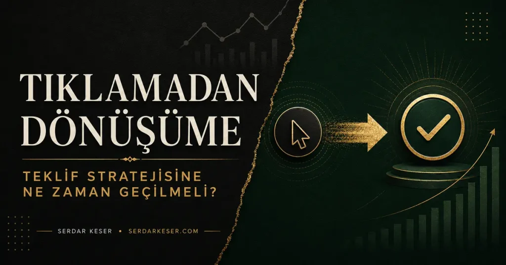 Google Ads’te Tıklamaları En Üst Düzeye Çıkar’dan Dönüşümlere Ne Zaman Geçilmeli? 1 Google Ads’te tıklama odaklı tekliften dönüşüm odaklı teklif stratejisine geçiş
