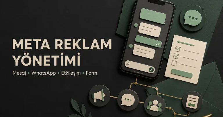Meta reklam yönetimi için mesaj, WhatsApp, etkileşim ve form kampanyaları